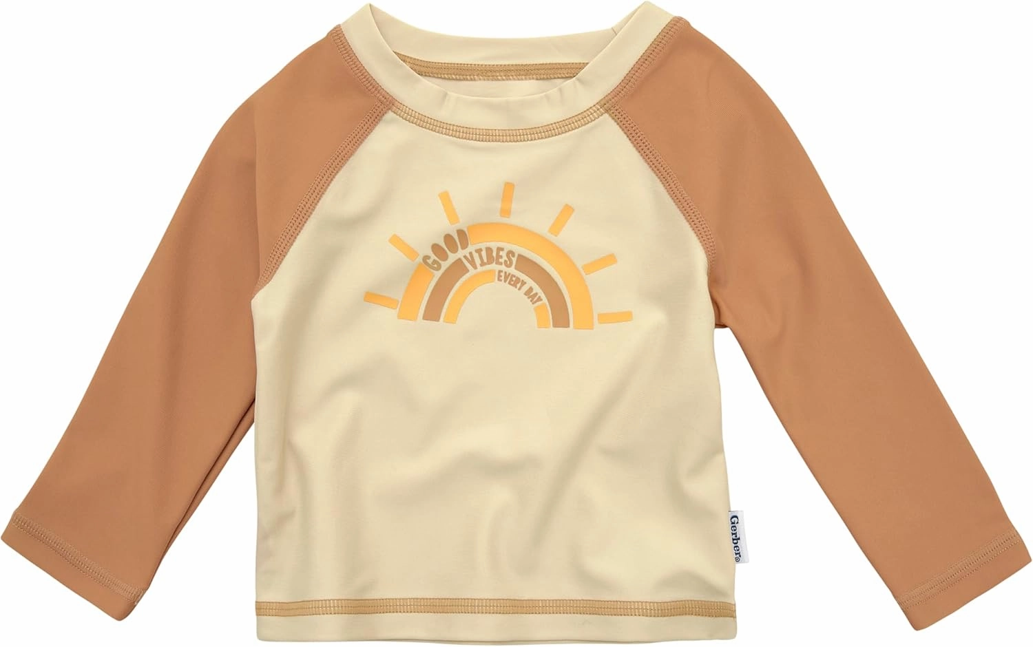 Gerber Baby Boys' Toddler Long Sleeved Rashguard Swim Bathing Suit Set