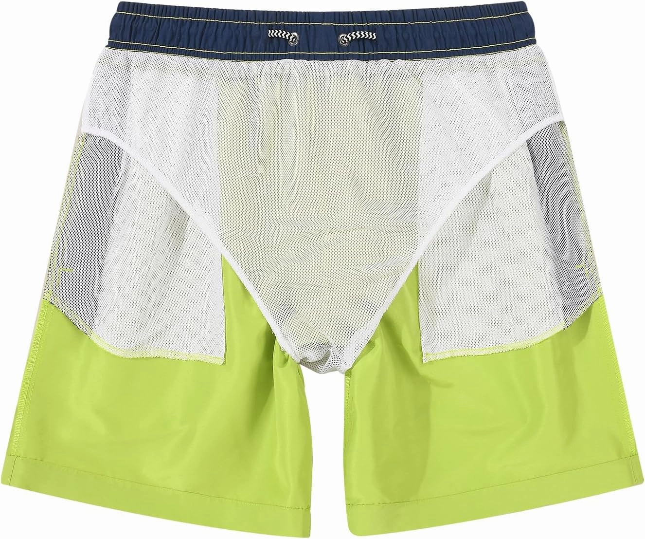 JOYSON Mens Swim Trunks Quick Dry Swim Shorts with Mesh Lining Solid Color Swimwear Bathing Suits