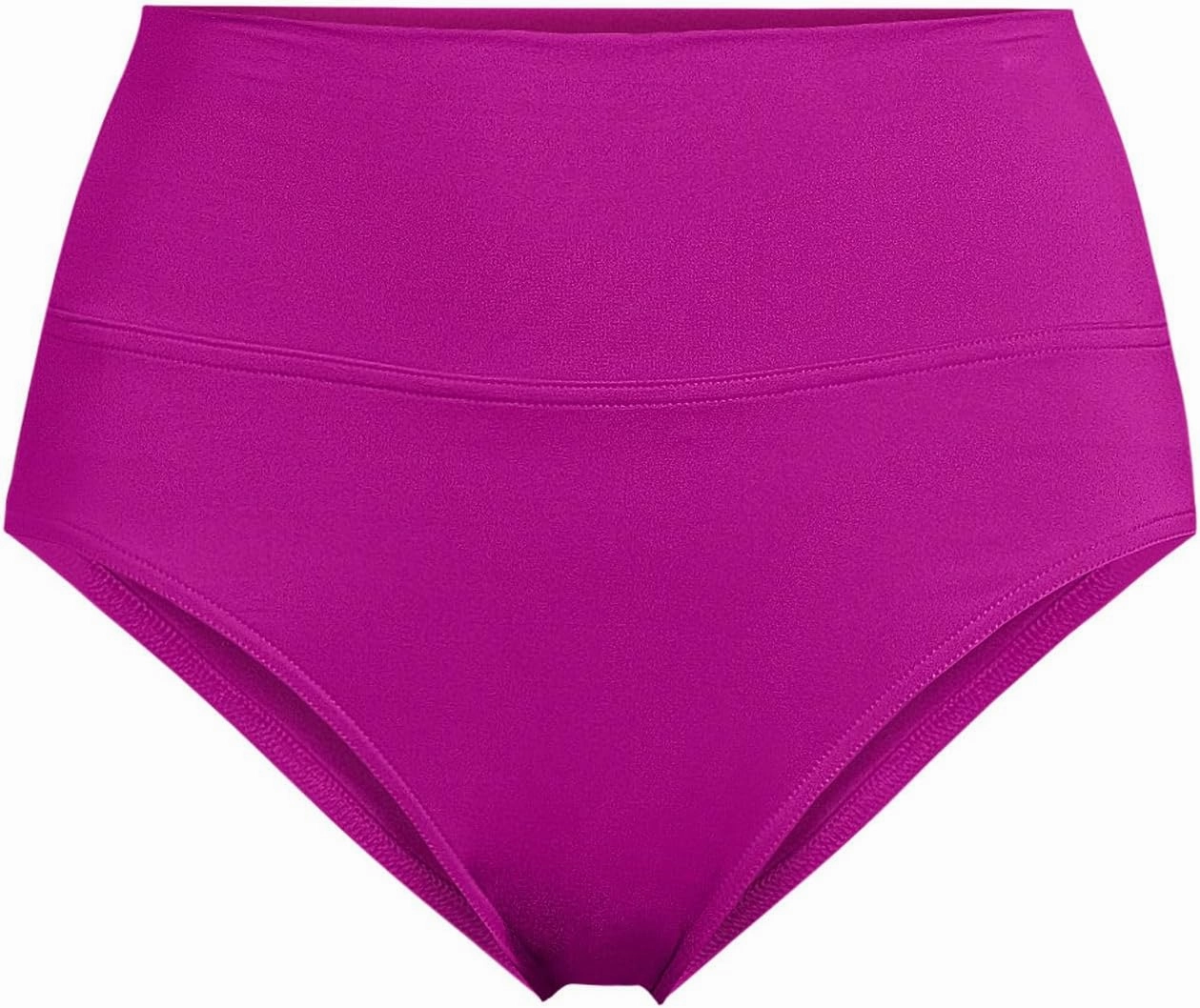Lands' End Women's Chlorine Resistant Pinchless High Waisted Bikini Bottoms