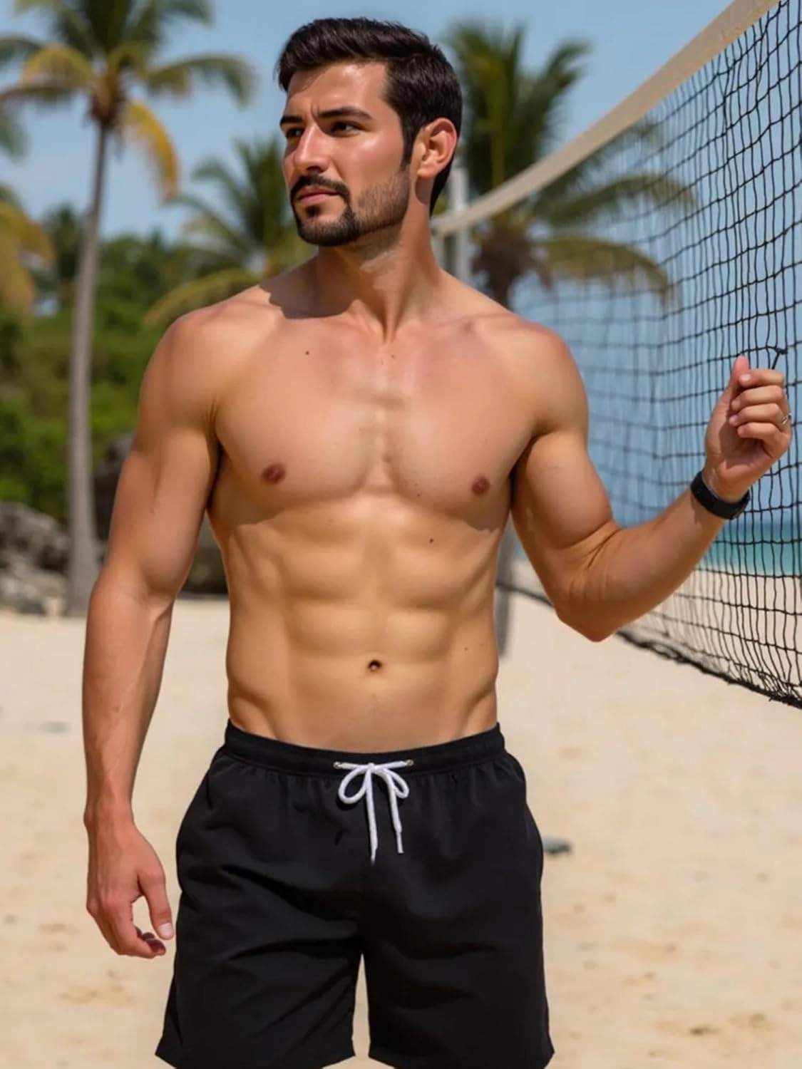 Men's Swim Trunks 5" Quick Dry Bathing Suit Mens Sports Beach Shorts with Mesh Lining