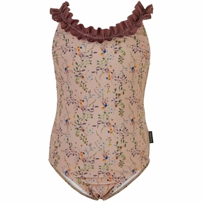 Mikk-Line Swimsuit AOP Nougat