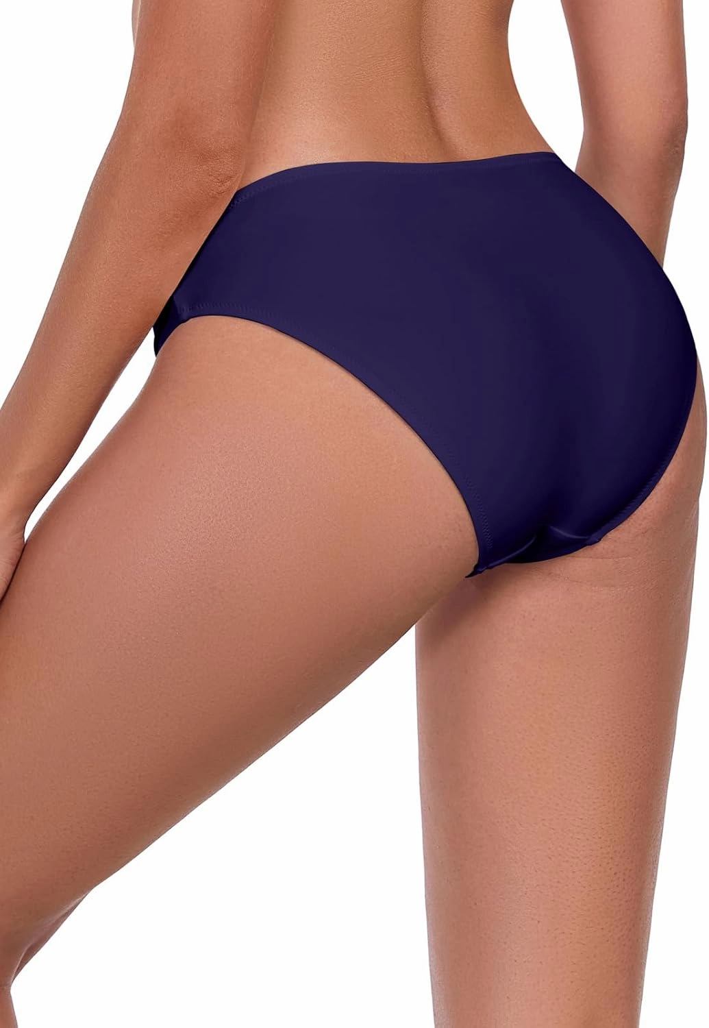 Ocean Blues Women's Low Waisted Bikini Bottom Full Coverage Swim Bottom