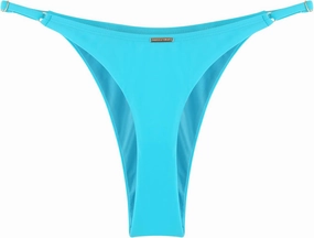 RELLECIGA Women's Adjustable High Cut Thong Bikini Bottom