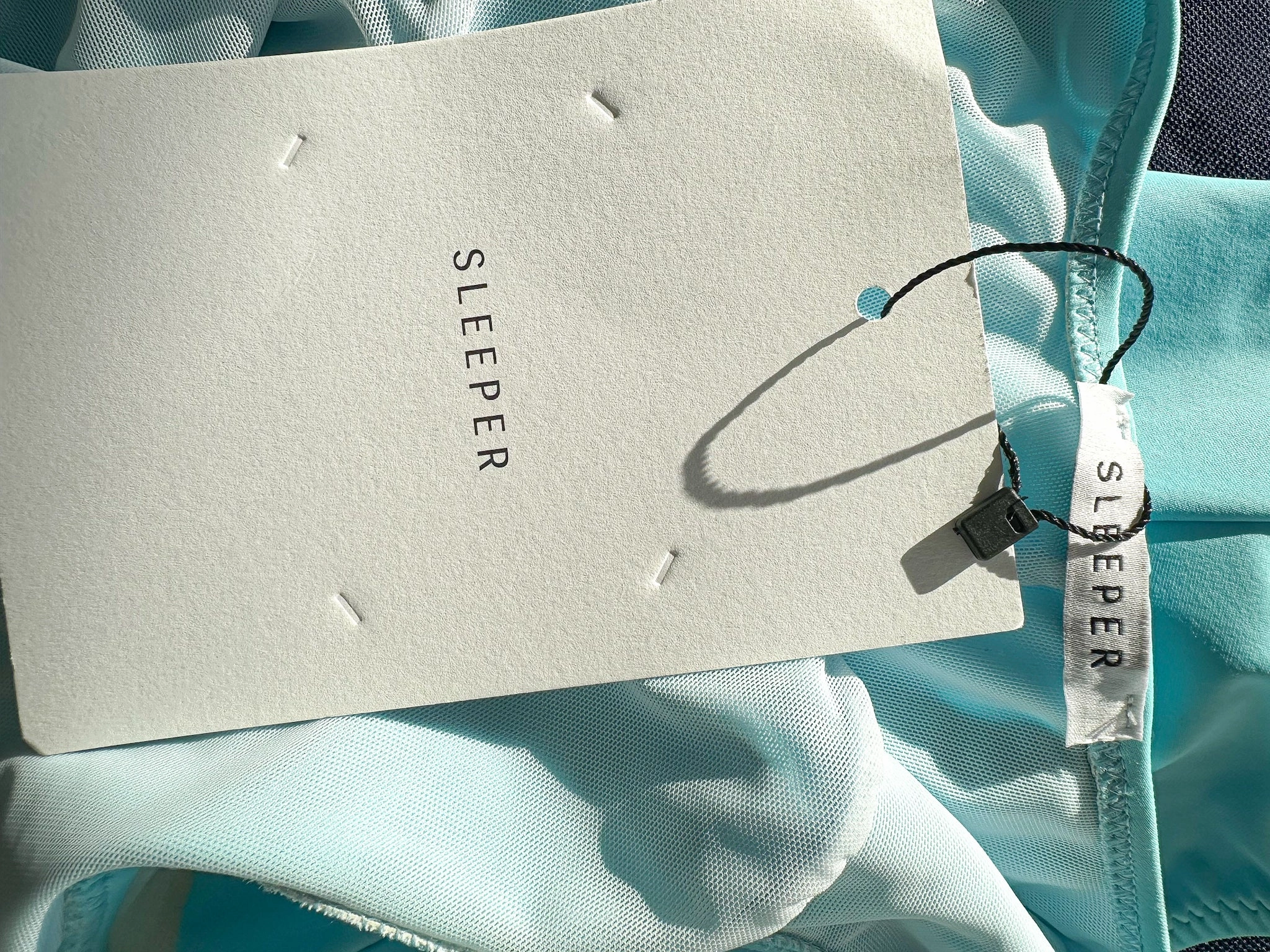 Sleeper Ariel Blue Organza Ruffle Trim Swimsuit