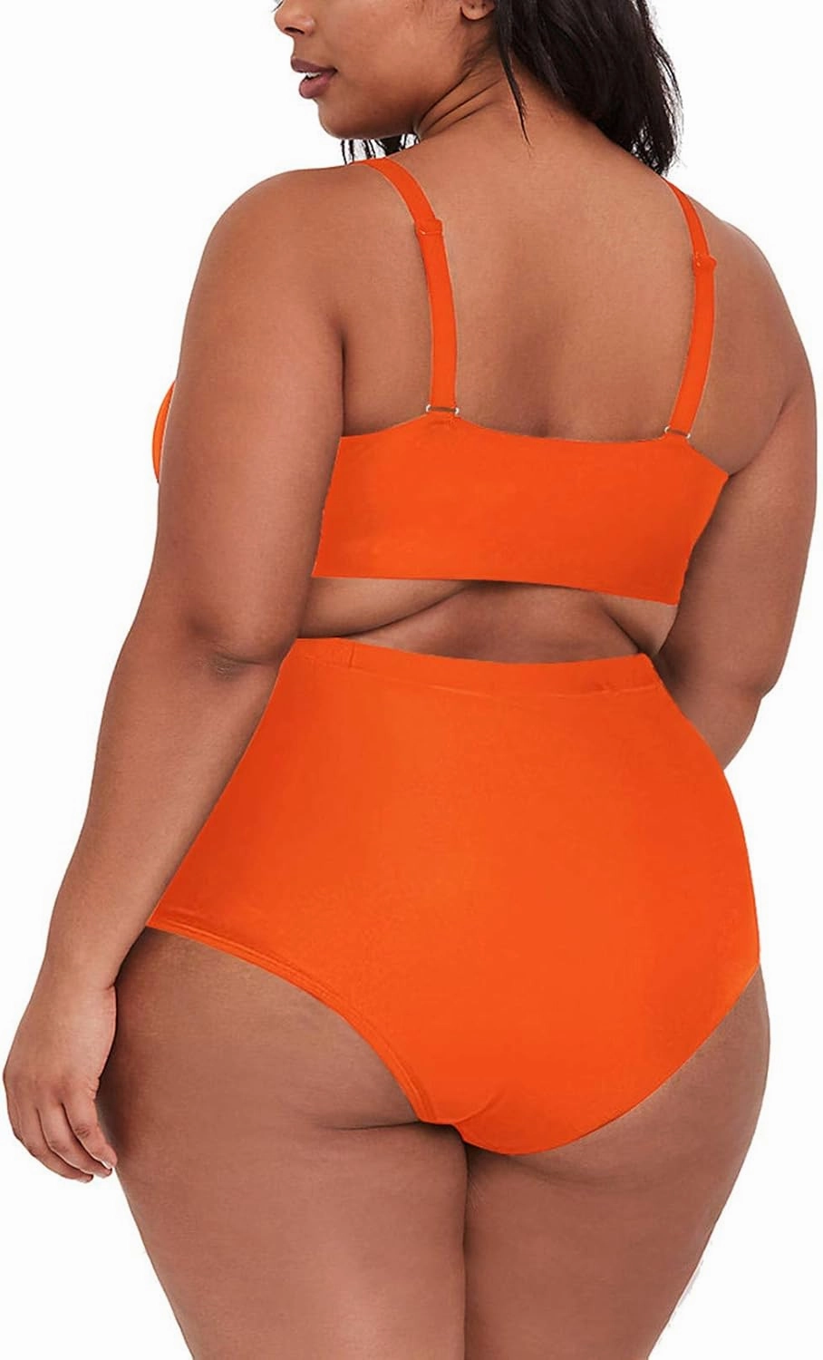 Sovoyontee Women's 2 Piece Plus Size High Waisted Swimsuit Bathing Suit