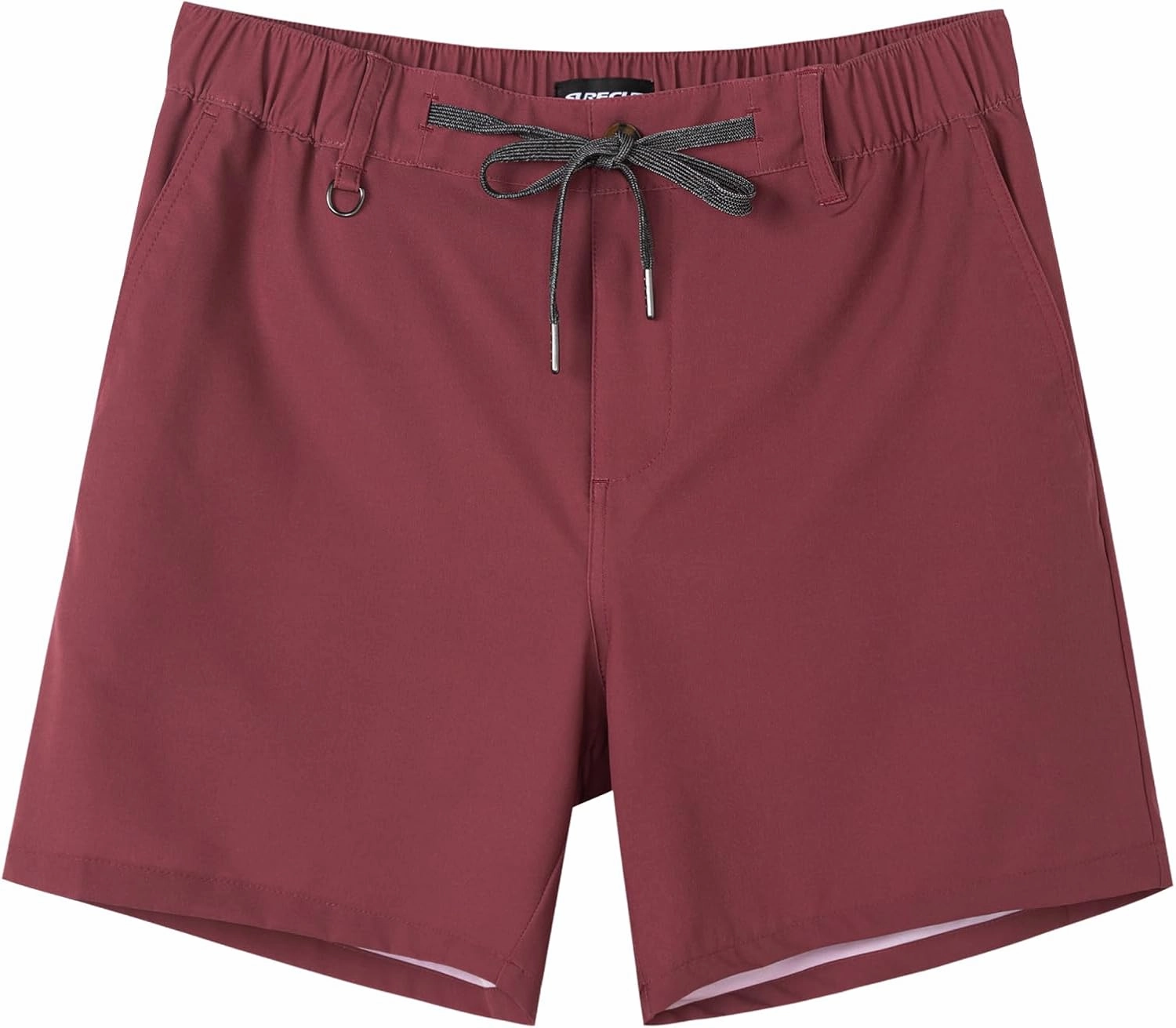 SURF CUZ Mens 5 Inch Shorts Casual Workout Shorts Classic Fit Multi-Pocket Golf Flat Front Shorts Quick Dry Hybrid Short