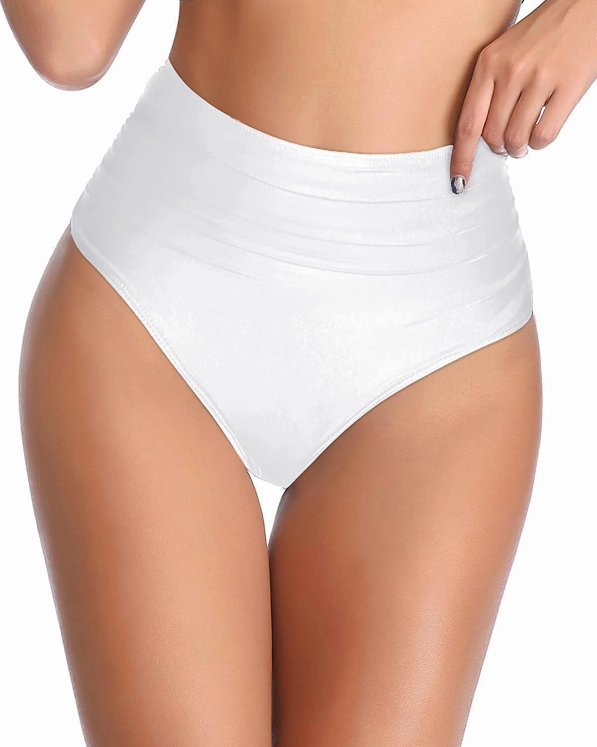 Tempt Me Women High Waisted Bikini Bottom Full Coverage Swimsuit Bottom