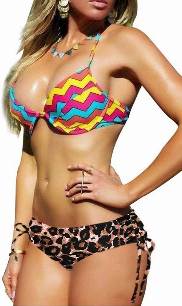 Upopby Women's Sexy Boyshort Bikini Bottom Side Tie Cheeky Swimsuit Bottoms Ruched Tankini Swim Shorts