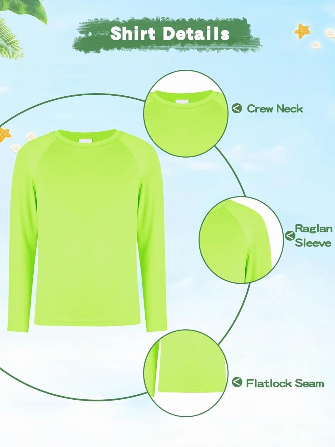 Valcatch Boys Swim Set Long Sleeve Rash Guard 2 Piece UPF 50  Swim Shirt & Trunks with Compression Liner Kids Youth Swimsuits