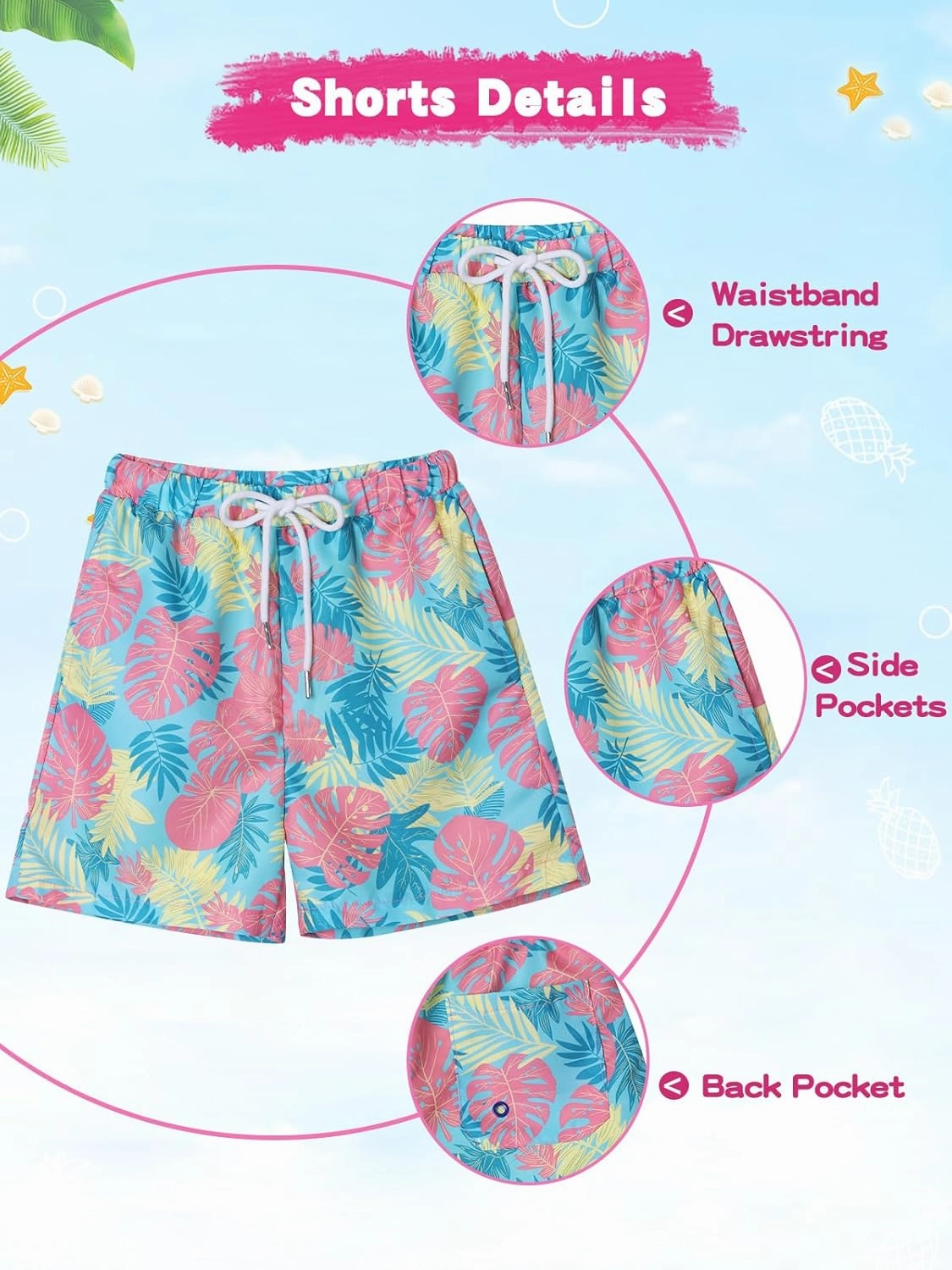 Valcatch Boys Swim Set Long Sleeve Rash Guard 2 Piece UPF 50  Swim Shirt & Trunks with Compression Liner Kids Youth Swimsuits