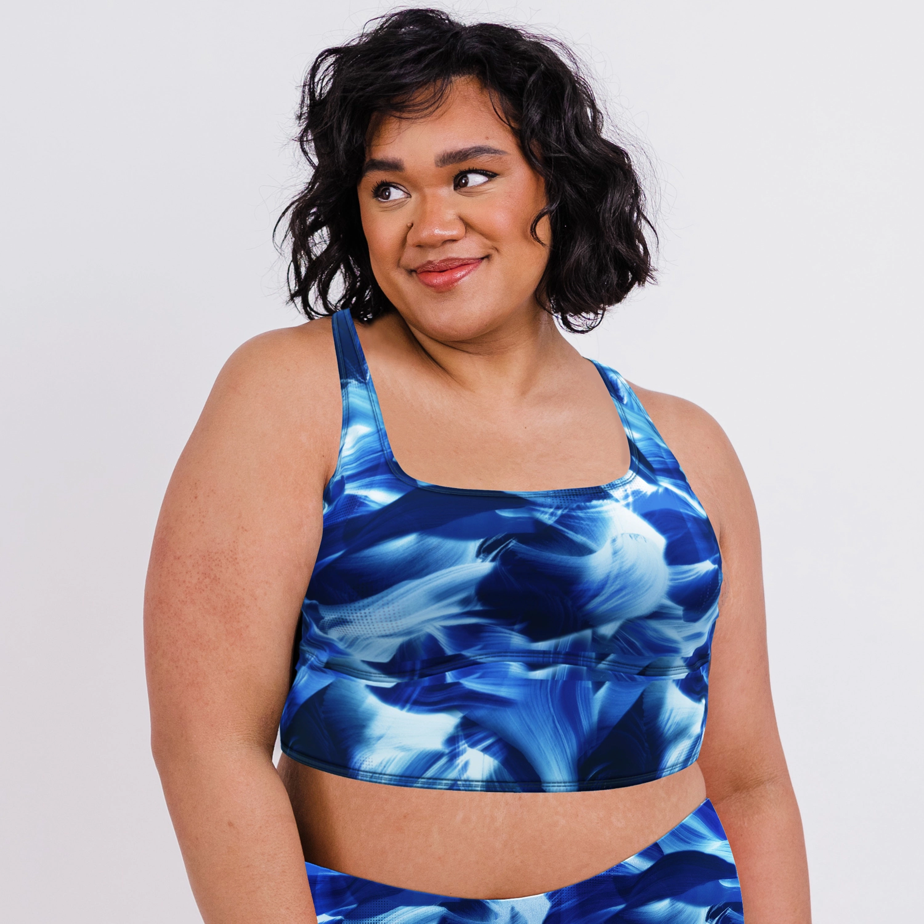 Women's Plus Longline Swim Bra